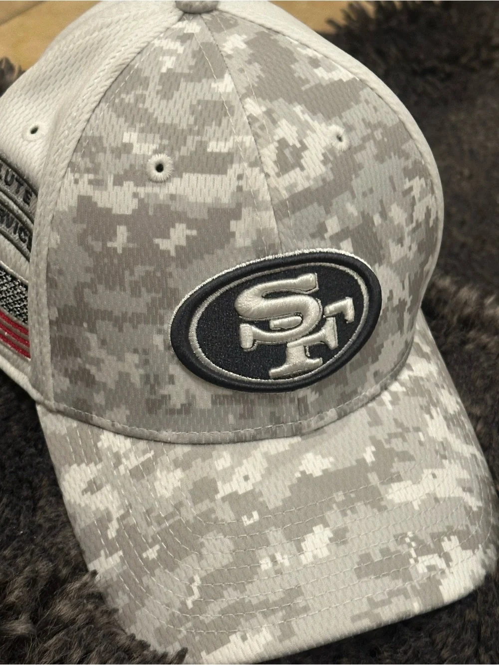 NWT Salute to Service SF 49er Camo Cap